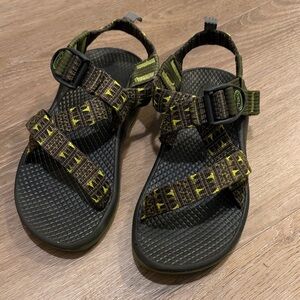 Chaco Kids Sandals - Olive and Black